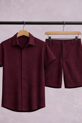 Maroon Color Half Cords Set - XPCRDH