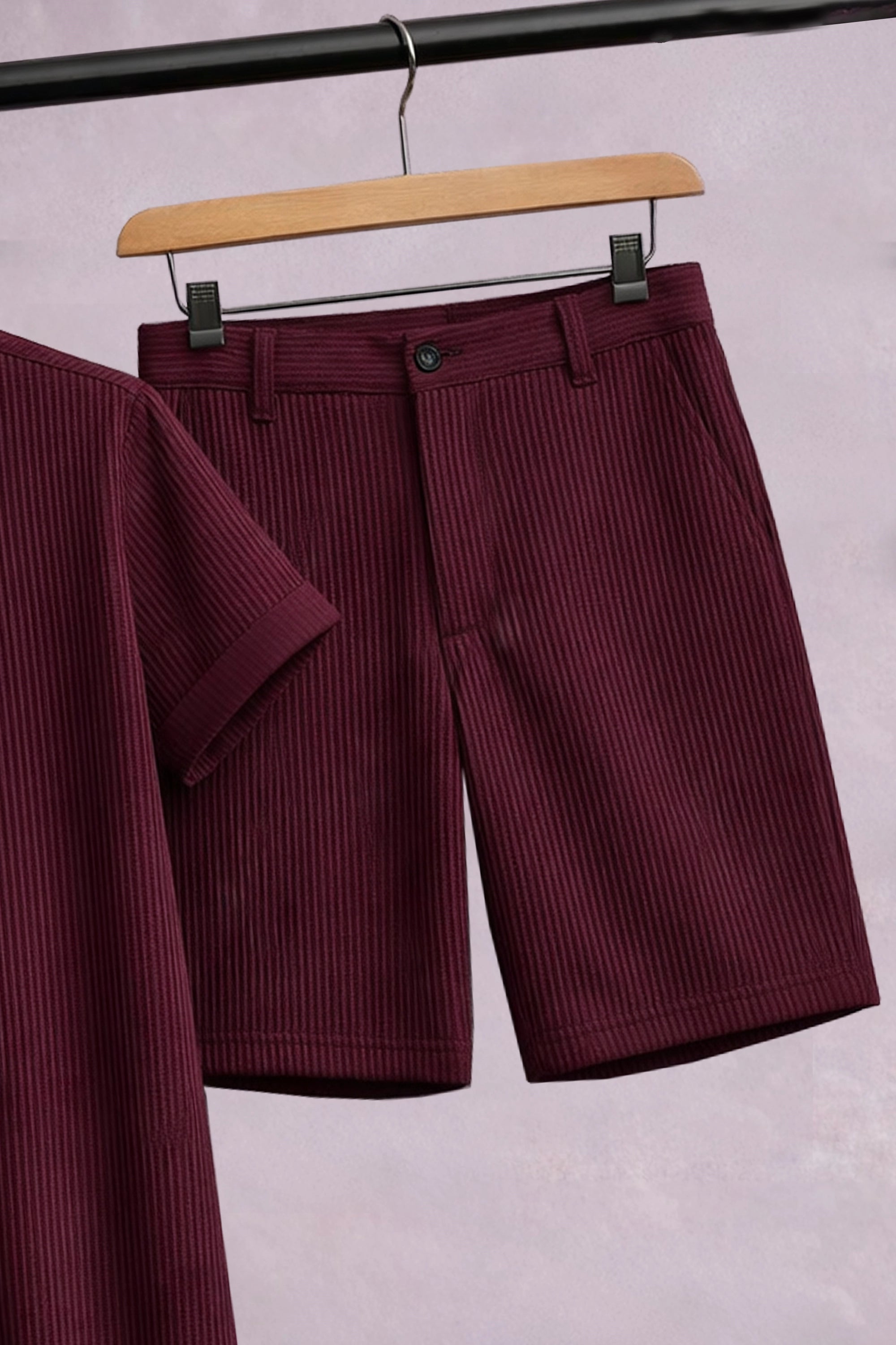 Maroon Color Half Cords Set - XPCRDH