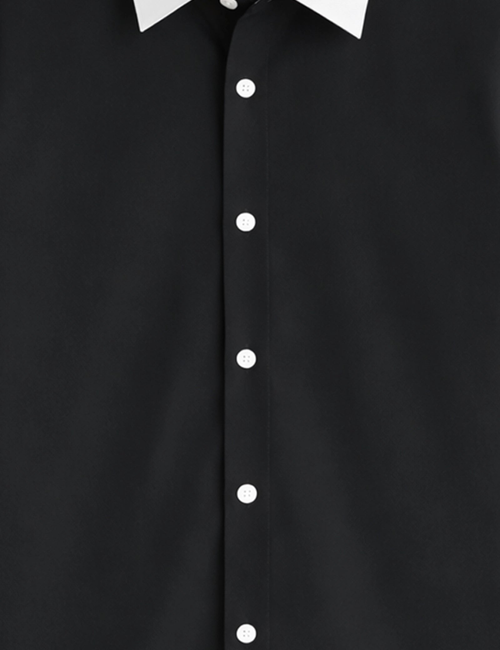 Black Color Contrast Mens Full Sleeves Shirt - XPST