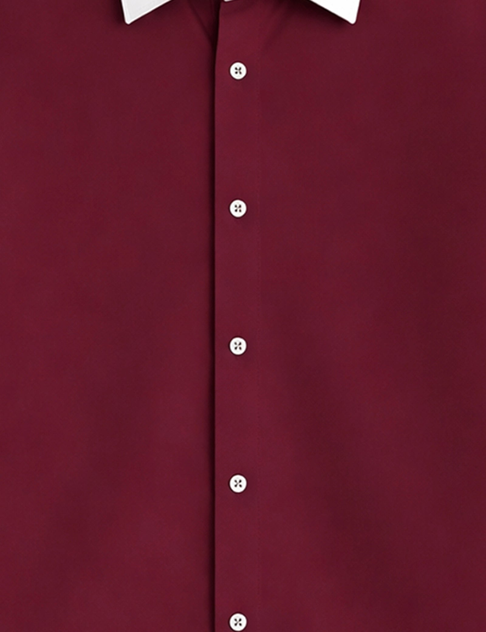 Maroon Color Contrast Mens Full Sleeves Shirt - XPST