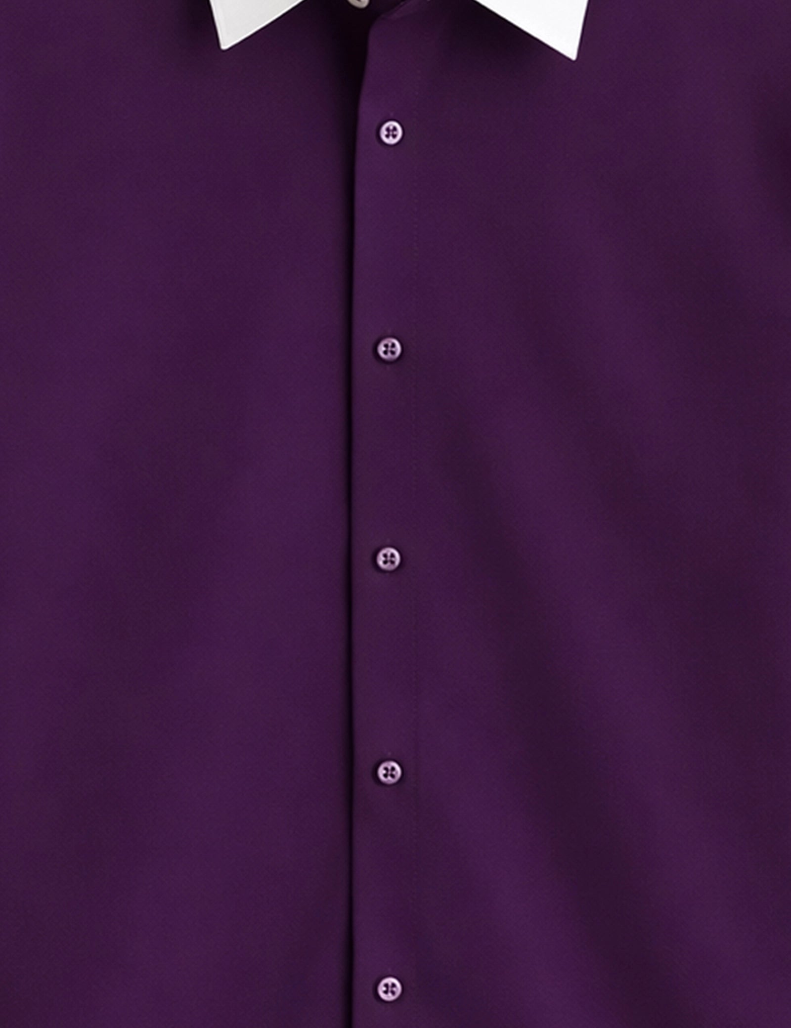 Purple Color Contrast Mens Full Sleeves Shirt - XPST
