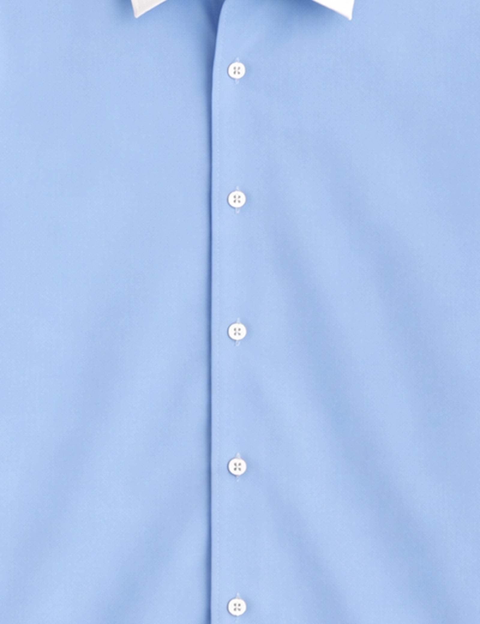 Sky Blue Color Contrast Mens Full Sleeves Shirt - XPST