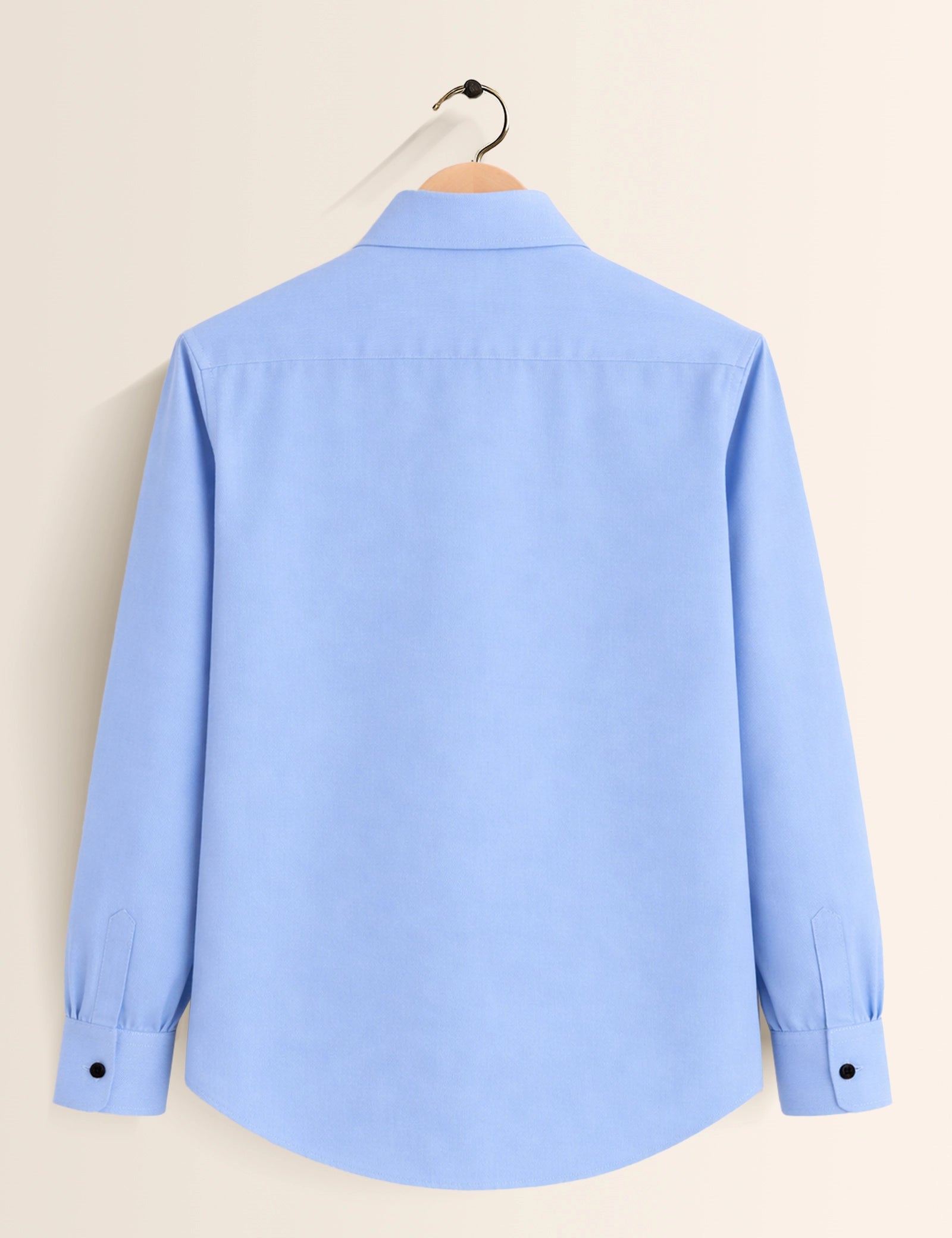 Sky Blue Color Plain Mens Full Sleeves Shirt - XPST