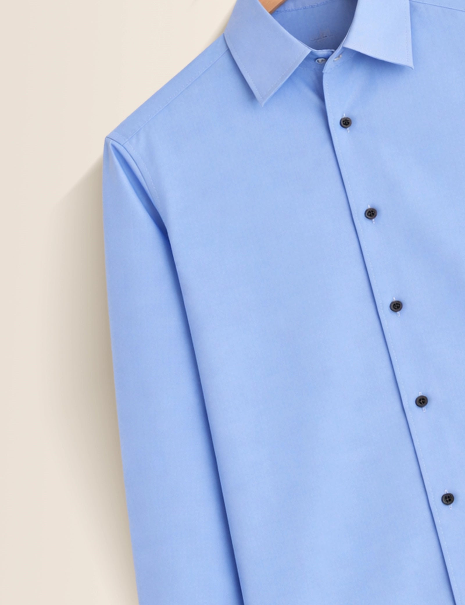 Sky Blue Color Plain Mens Full Sleeves Shirt - XPST